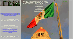 Desktop Screenshot of cuauhtemoc.tv