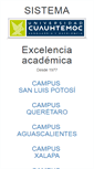Mobile Screenshot of cuauhtemoc.edu.mx